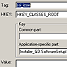 Registry entry properties